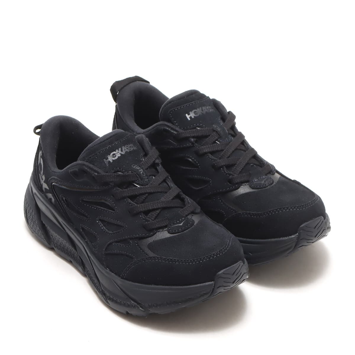 HOKA CLIFTON L SUEDE BLACK / BLACK（ホカ クリフトン L スエード
