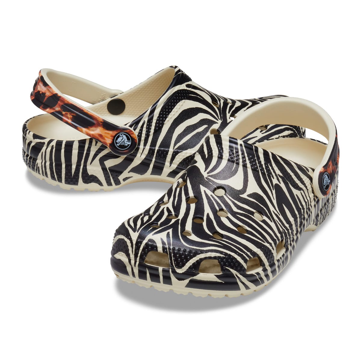 Crocs Classic Animal Remix Clog Bone/Multi Animal （クロックス