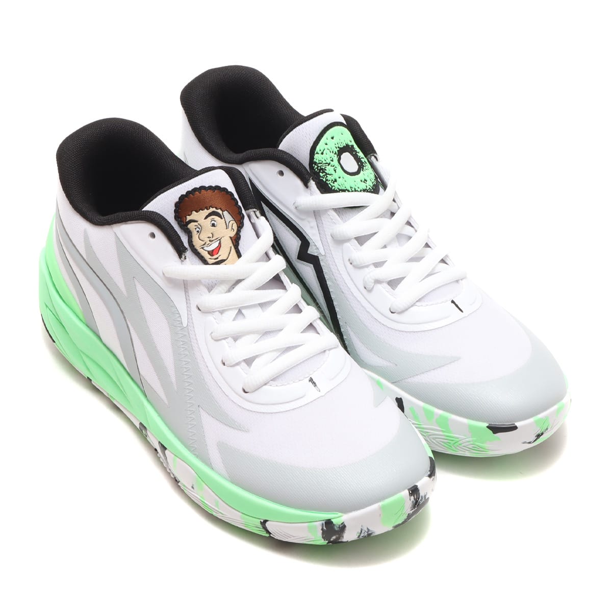PUMA MB.02 LO LAMEL-O ELEKTRO GREEN-PUMA WHITE（プーマ エムビー