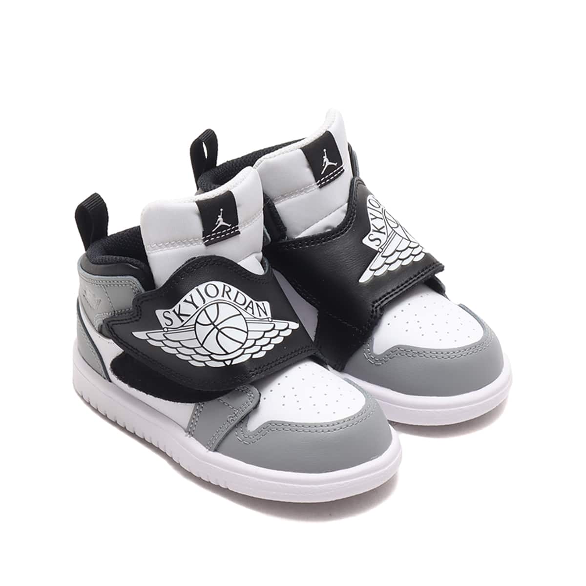 JORDAN BRAND SKY JORDAN 1 (TD) WHITE/BLACK-PARTICLE GREY 21SU-I