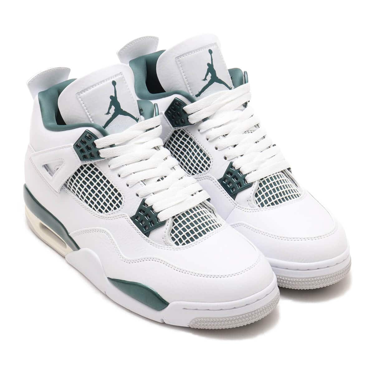 JORDAN BRAND AIR JORDAN 4 RETRO WHITE/OXIDIZED GREEN-WHITE-NEUTRAL