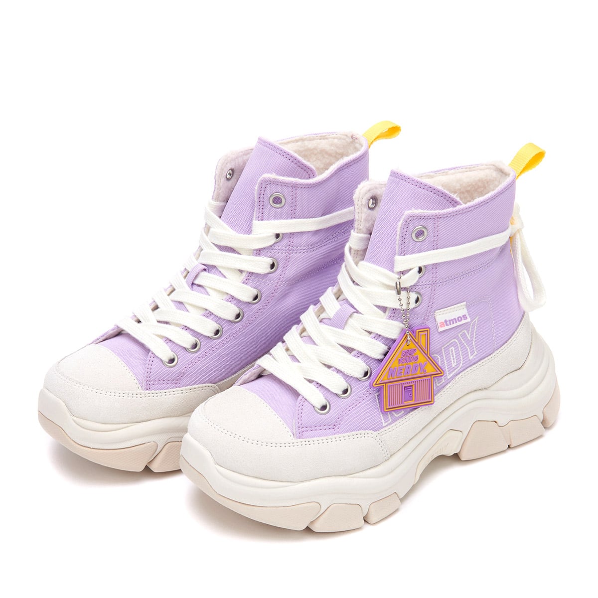 NERDY x atmos pink Fleece Zelig Canvas PURPLE（ノルディー x