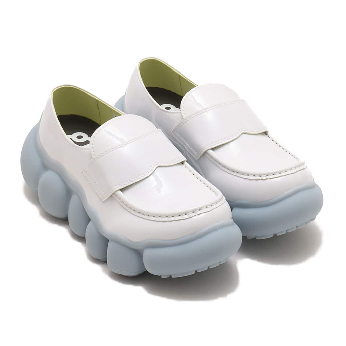 grounds JEWELRY LOAFER WHITE LIME （グラウンズ ジュエリー