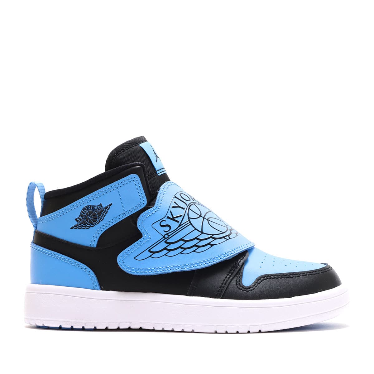JORDAN BRAND SKY JORDAN 1 (PS) BLACK/UNIVERSITY BLUE-WHITE 22SU-I