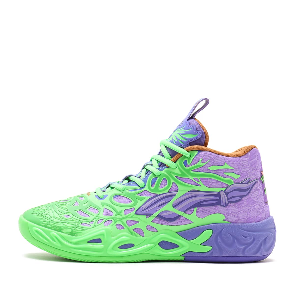 PUMA MB.04 TMNT R&D FLURO GREEN PES-PUMA RED-DAR（プーマ MB.04