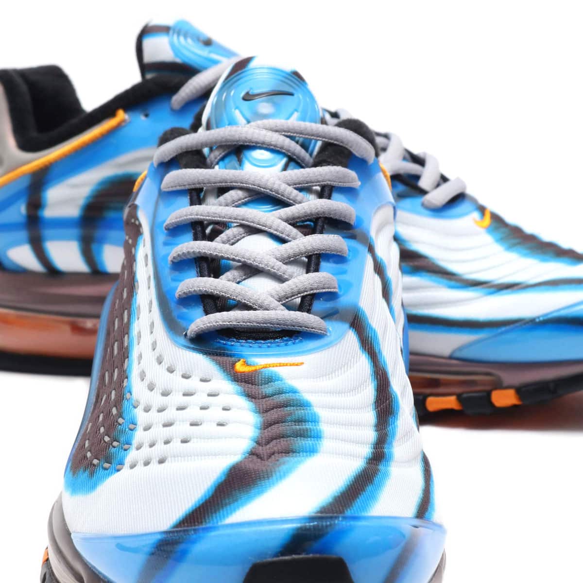 NIKE AIR MAX DELUXE PHOTO BLUE/WOLF GREY-ORANGE PEEL-BLACK 18FA-I