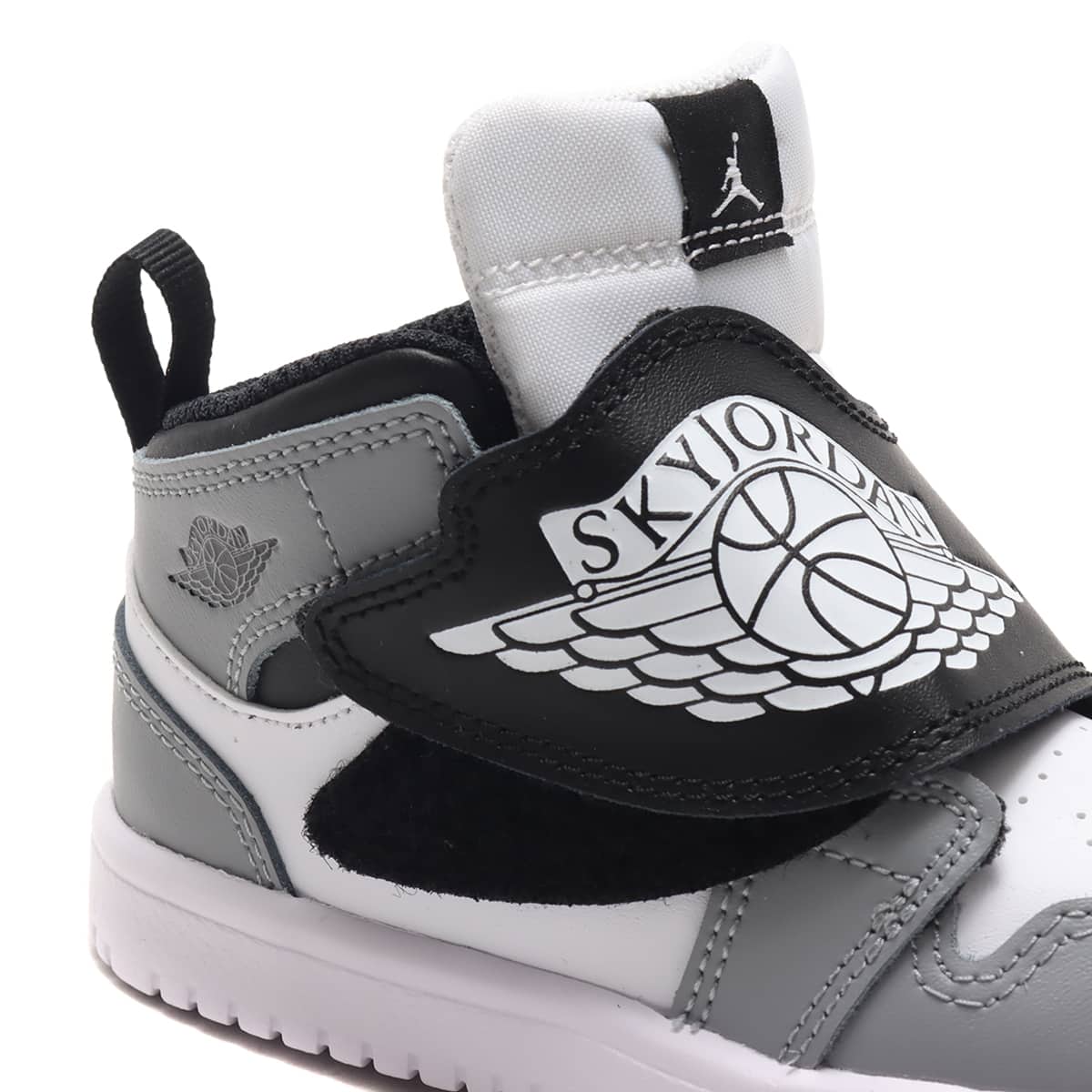 JORDAN BRAND SKY JORDAN 1 (TD) WHITE/BLACK-PARTICLE GREY 21SU-I
