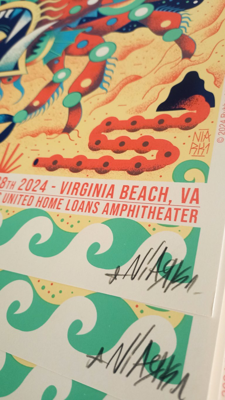 RED HOT CHILI PEPPERS - Virginia Beach 2024 | Niark1 Art-store