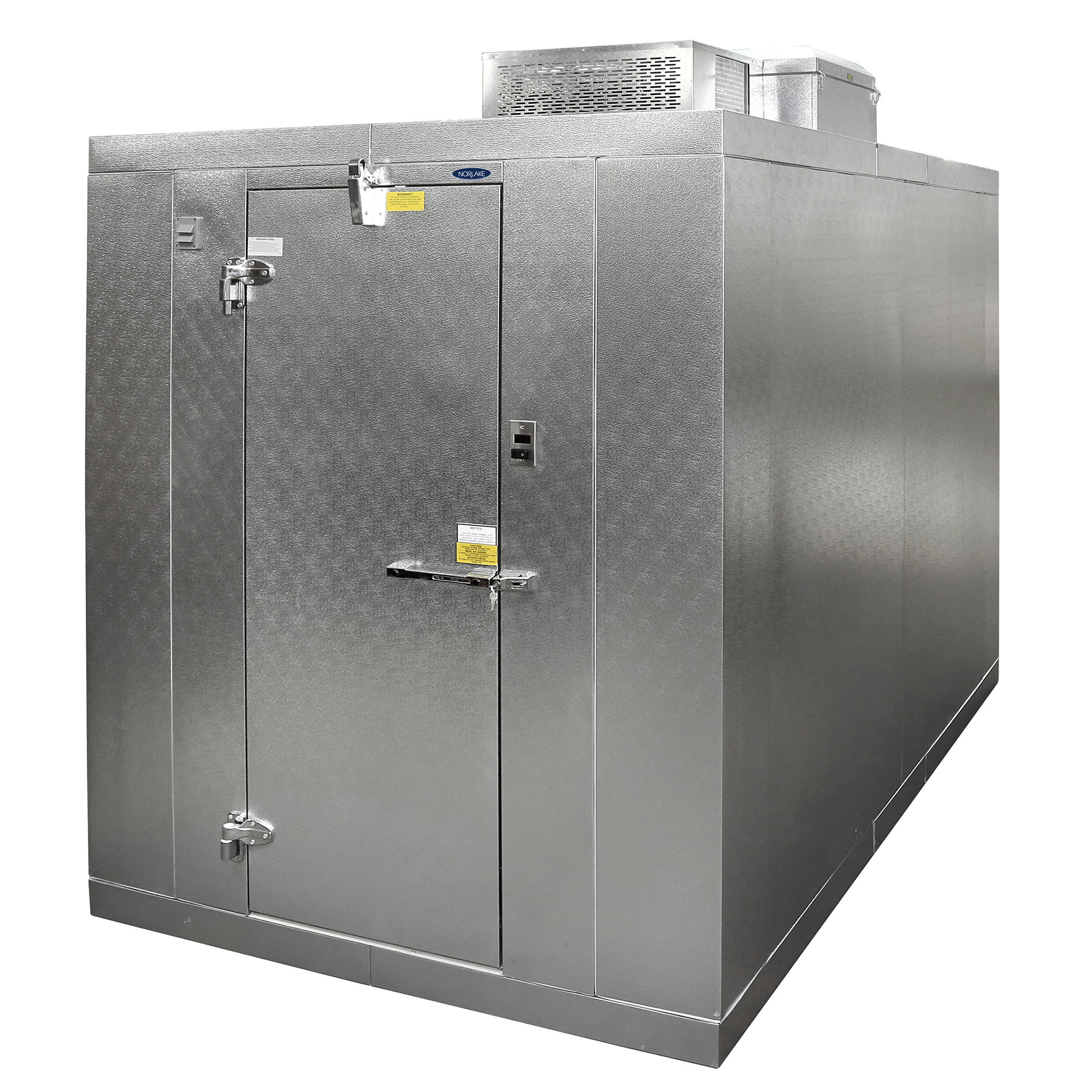 Norlake KLB74812-C 8' x 12' Indoor Walk-In Cooler w/ Top-Mounted