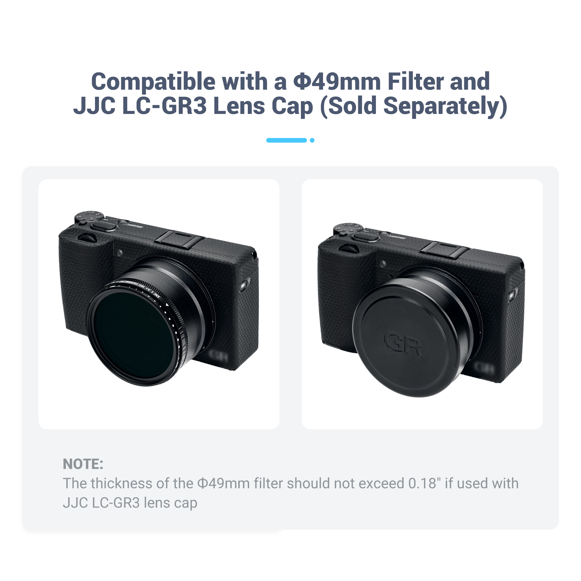 JJC Lens Adapter for Ricoh GT-2 Wide Conversion Lens to Ricoh GR