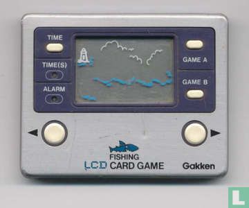 gakken lcd card game Fishing (1981) - 3. Mini-Arcade / LCD-game