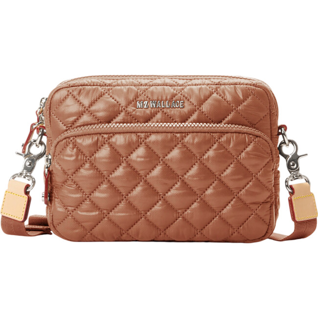 Women's Small Metro Adjustable Strap Camera Bag, Terracotta - MZ