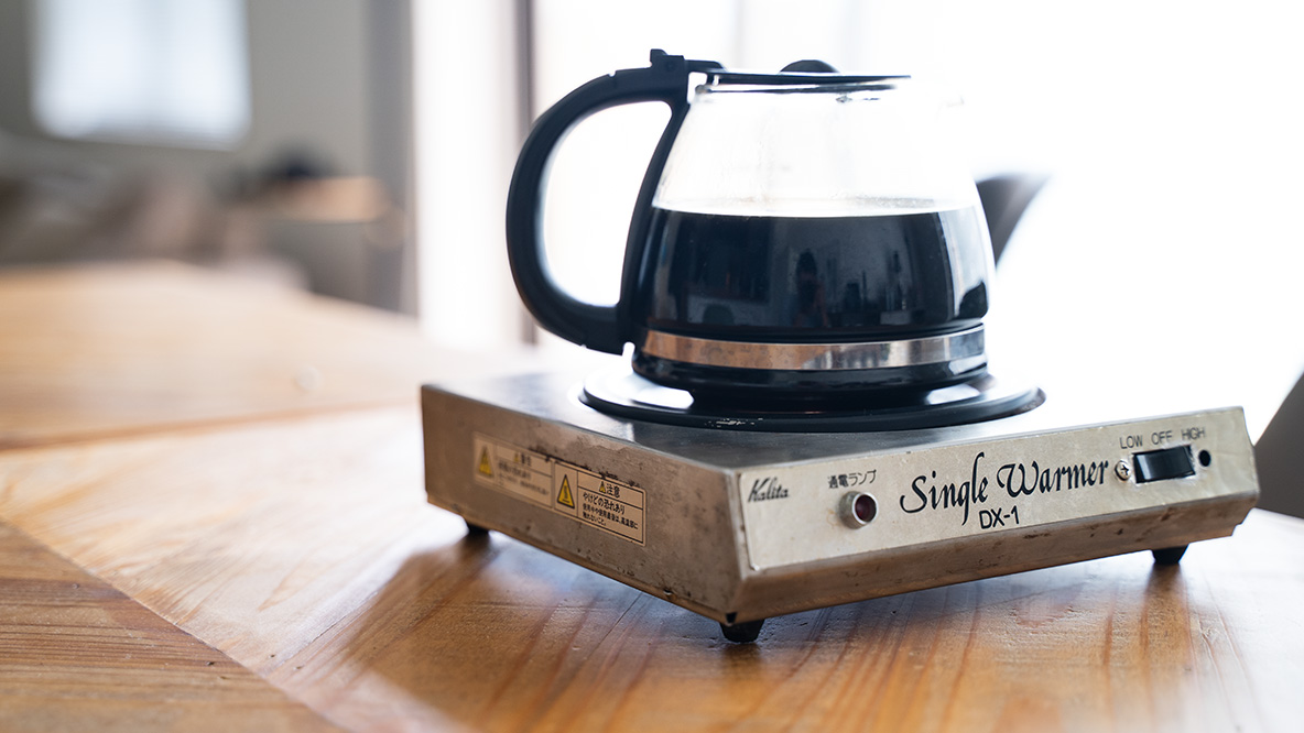 肌寒くなってきたから、カリタの業務用コーヒーウォーマーで、あつあつ