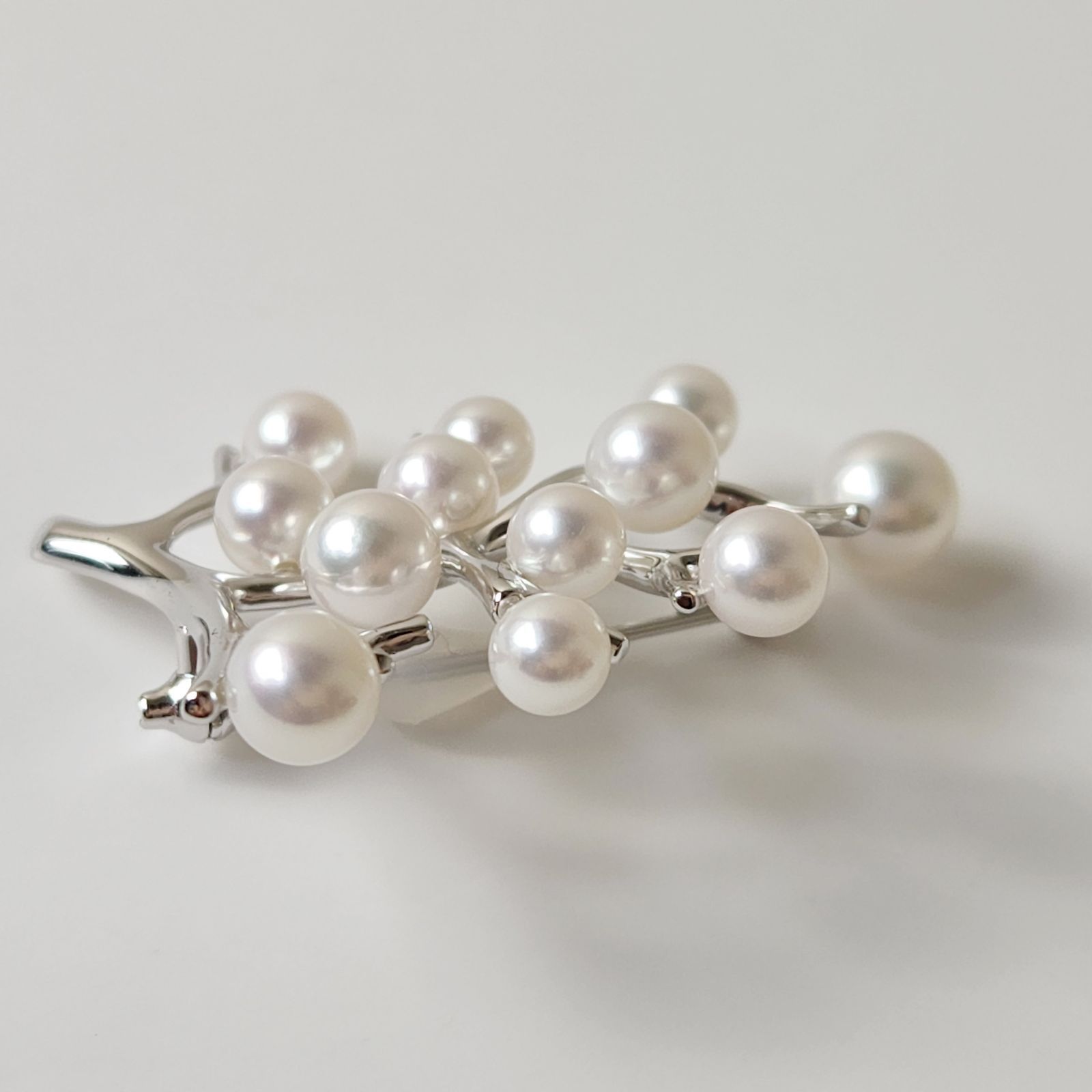 MIKMOTO ミキモト Silver 幸福の木 Lサイズ ブローチ - メルカリ