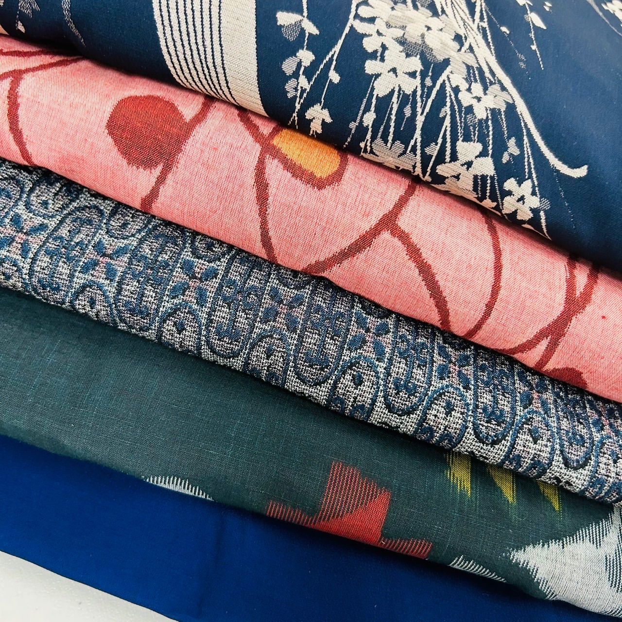 アンティーク 着物 正絹 5着 着物まとめ売り リメイク材料 m-125