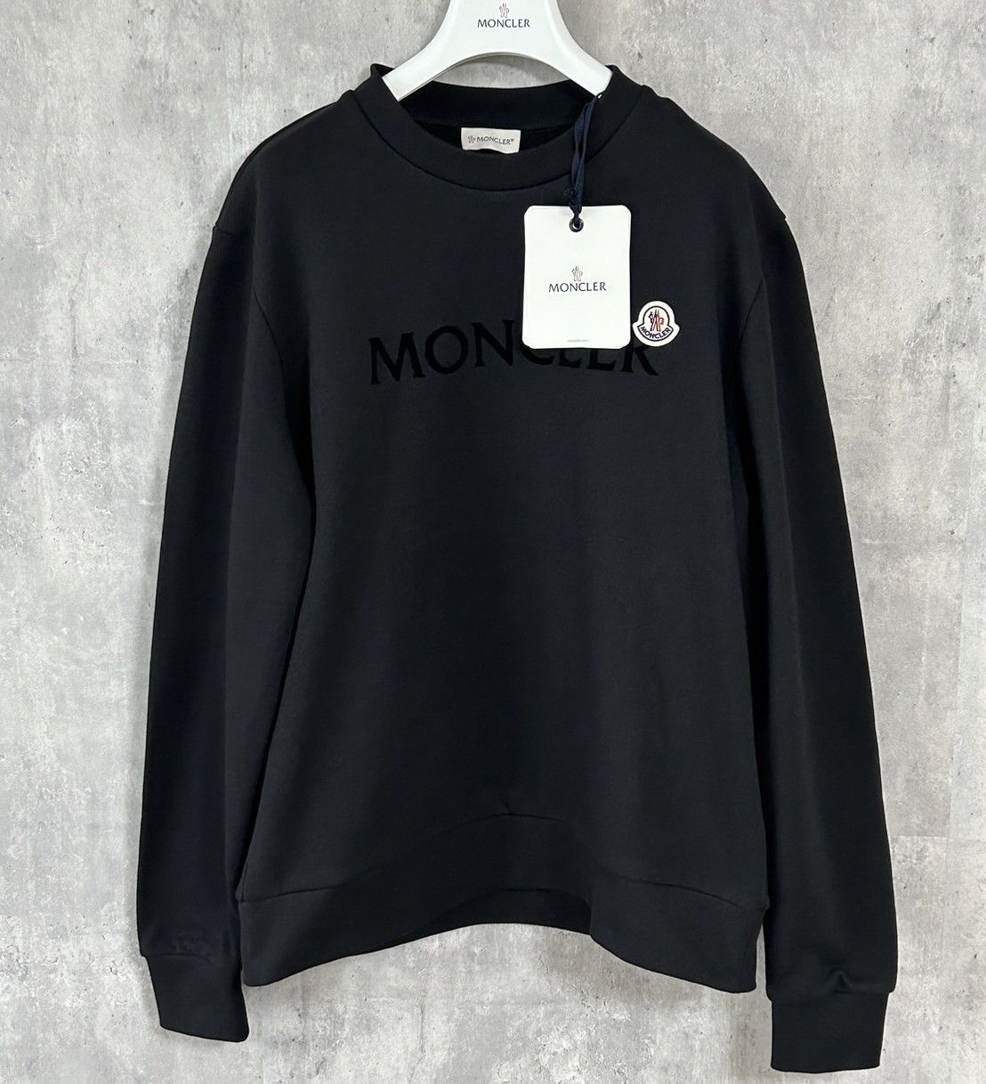 ☆未使用タグ付き・本物保証☆MONCLER レタリングロゴ スウェット S