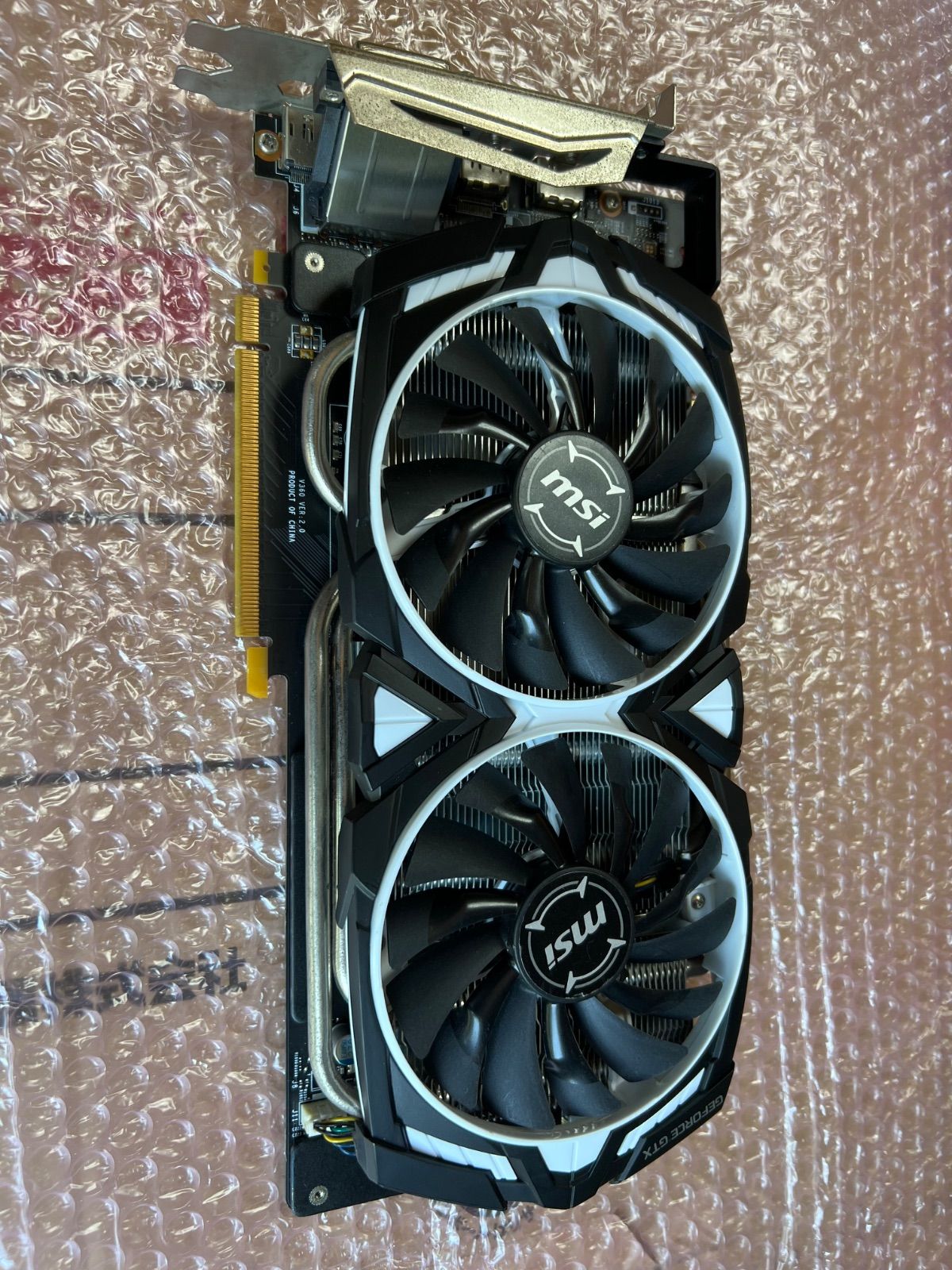 MSI GTX 1080TI 11G AERO ジャンク品 本体のみ Amazon.com: msi Video