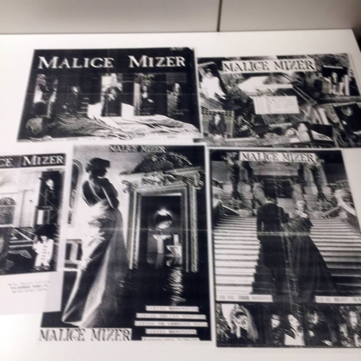 即決 超初期 MALICE MIZER モノクロコピー時代 公式フライヤー