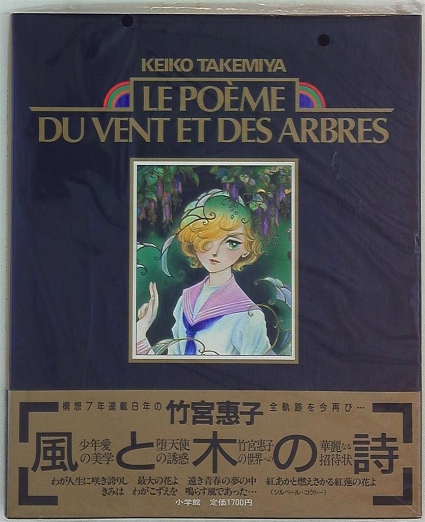 竹宮恵子 イラストポスター B4サイズ 竹宮恵子 風と木の詩-LE POEME…- 帯
