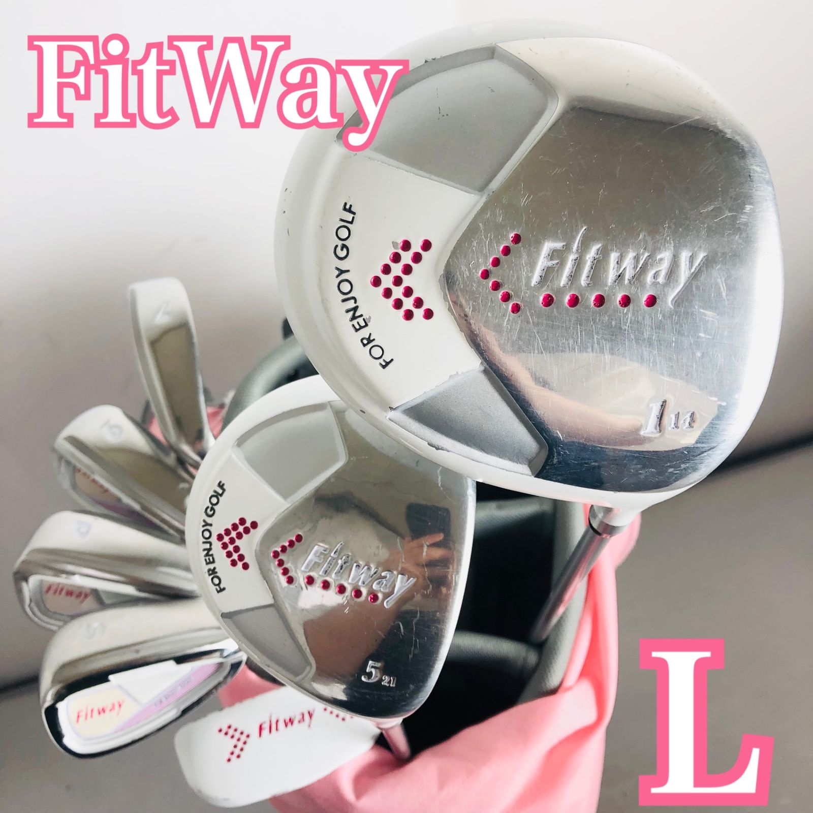 レディース 節約 FitWay フィットウェイ ゴルフ クラブ セット 初心者