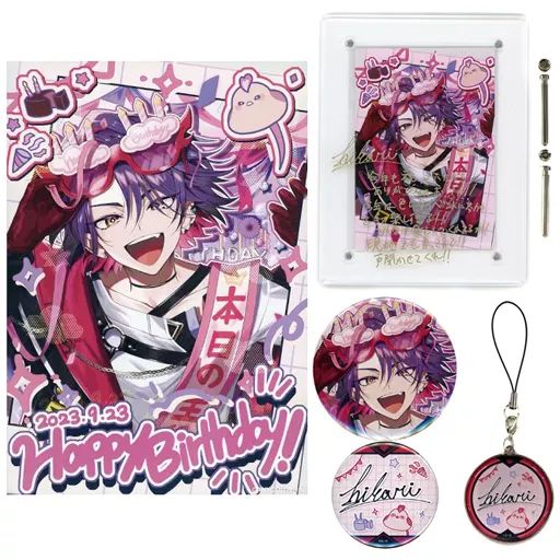 中古】グッズセット 渡会雲雀 誕生日グッズフルセット 「バーチャル