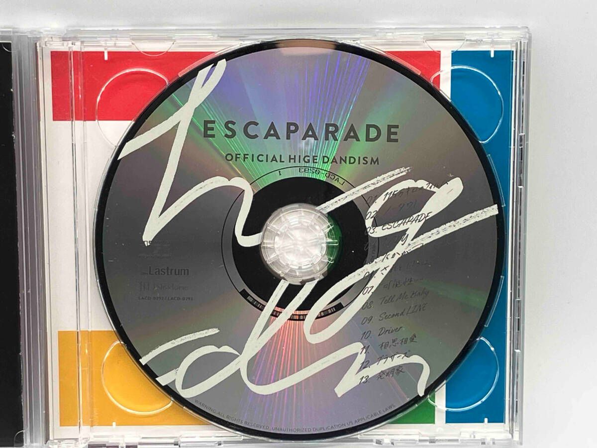 帯あり】 Official髭男dism CD エスカパレード(初回限定盤)(DVD付