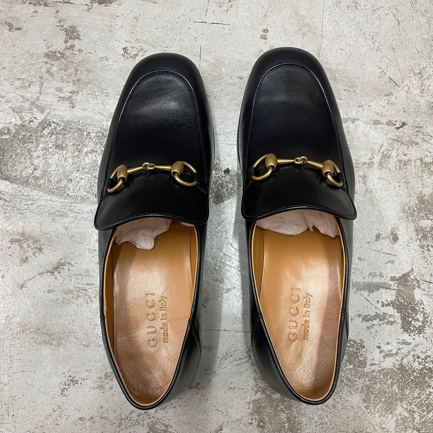 新品 GUCCI ホースビット 革靴 ローファースリッポン グッチ 8 570894