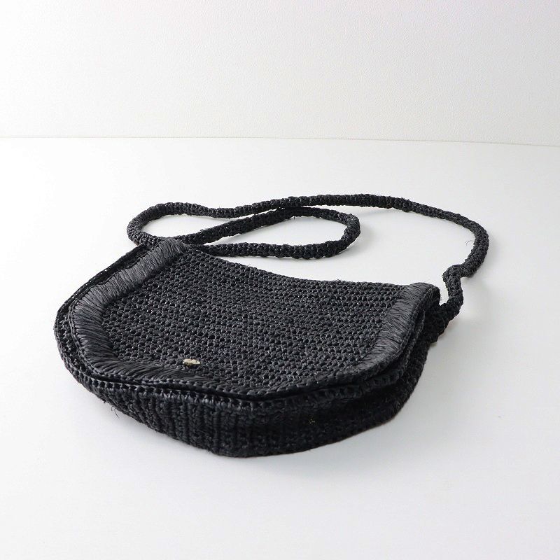 ヘレンカミンスキー HELEN KAMINSKI ラフィア フラップ ショルダー