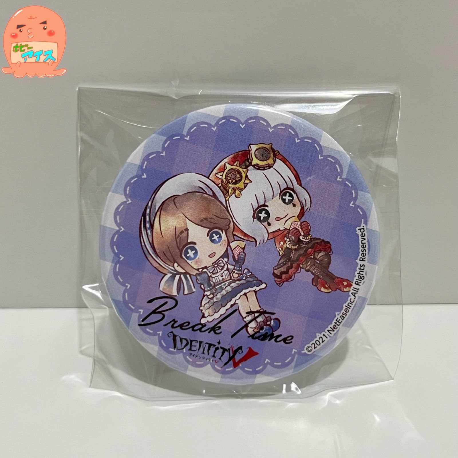 identityV 第五人格 庭師 機械技師 マリオンクレープ コラボ缶バッジ