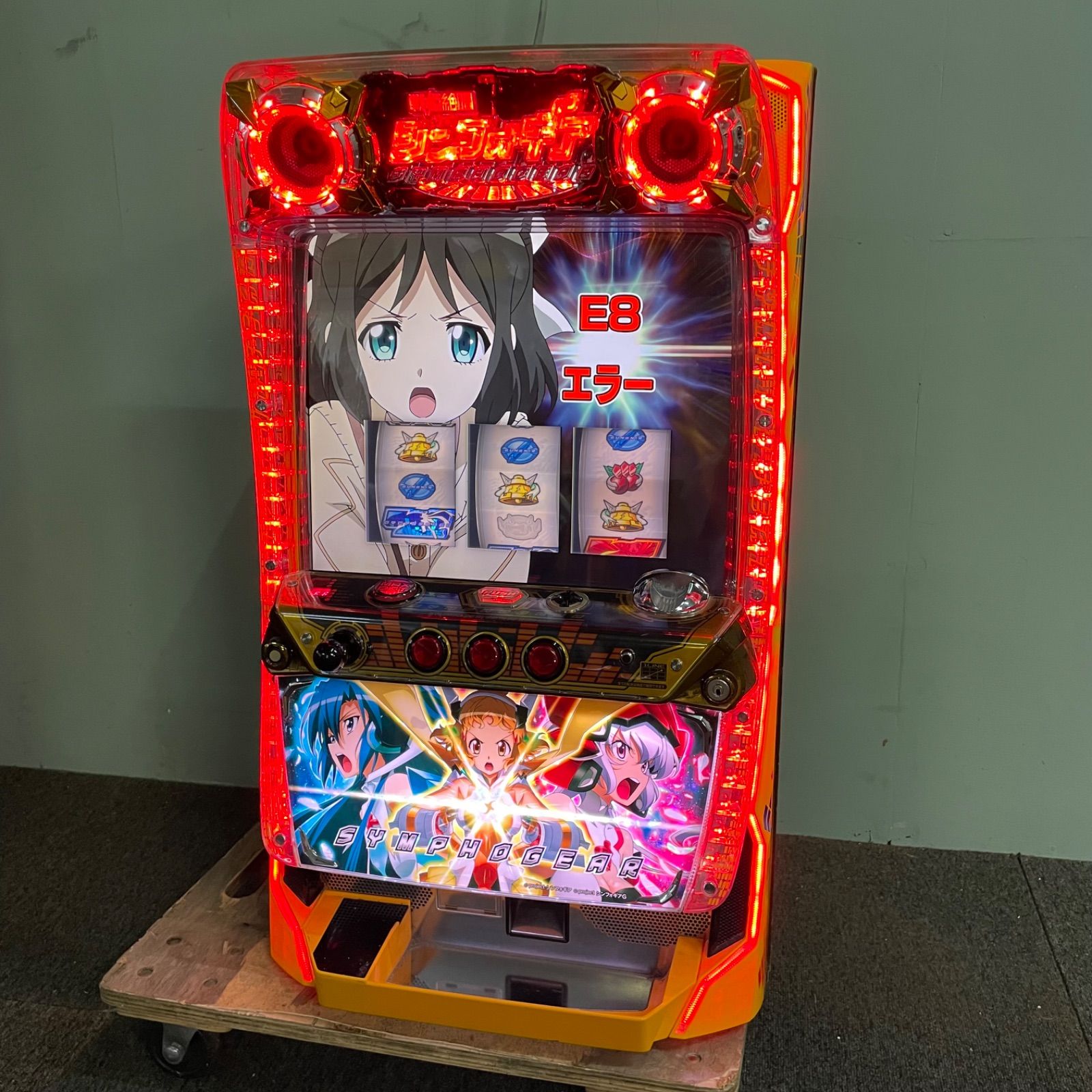 ♭ 戦姫絶唱シンフォギア 5号機 スロット 実機 鍵付き コイン不要機