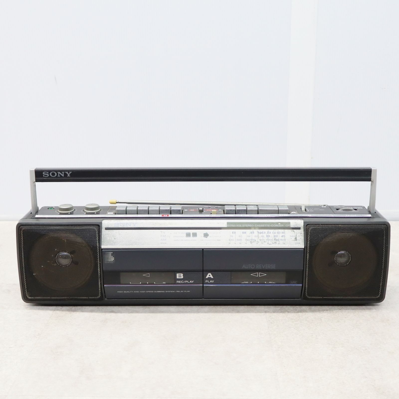 △昭和レトロ/当時物！ ｜ダブルラジカセ｜SONY ソニー CFS-W301