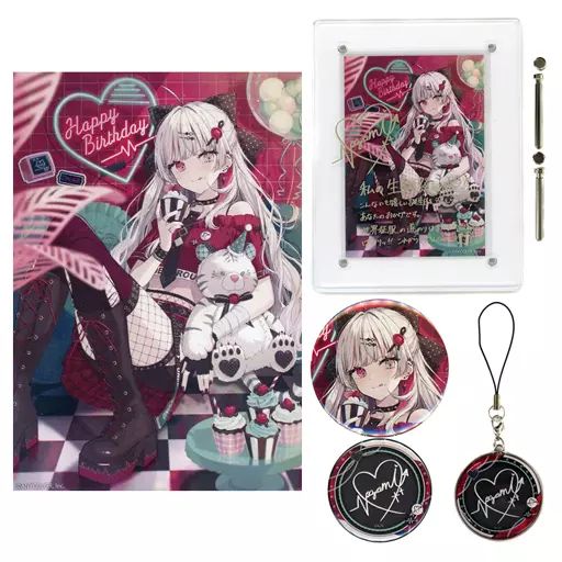 中古】グッズセット 石神のぞみ 誕生日グッズフルセット 「バーチャル