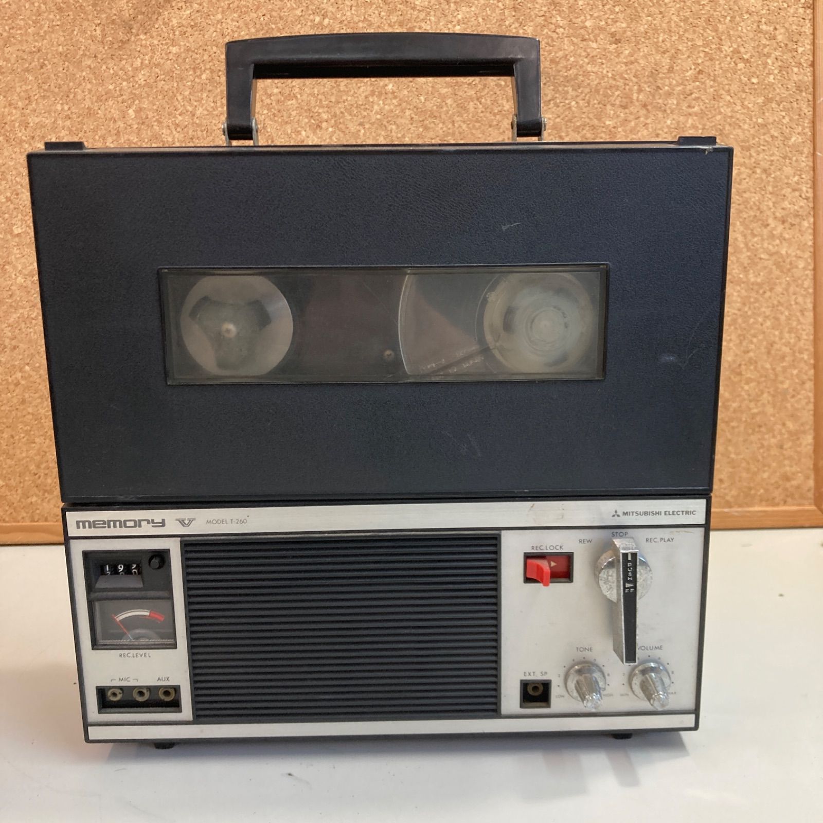 オープンリールデッキ テープレコーダー 三菱 MITSUBISHI T-260 昭和