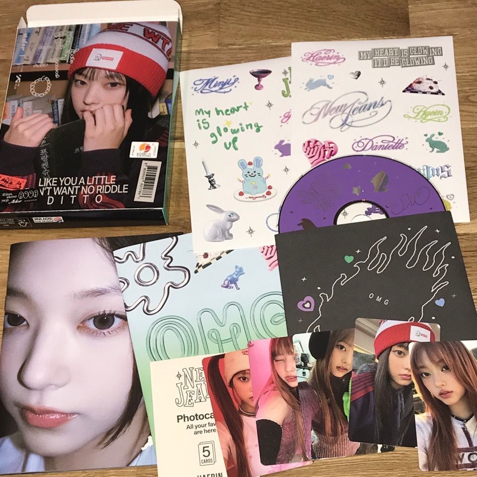 NewJeans ヘリン 直筆サイン OMG ヘリン ver. - メルカリ