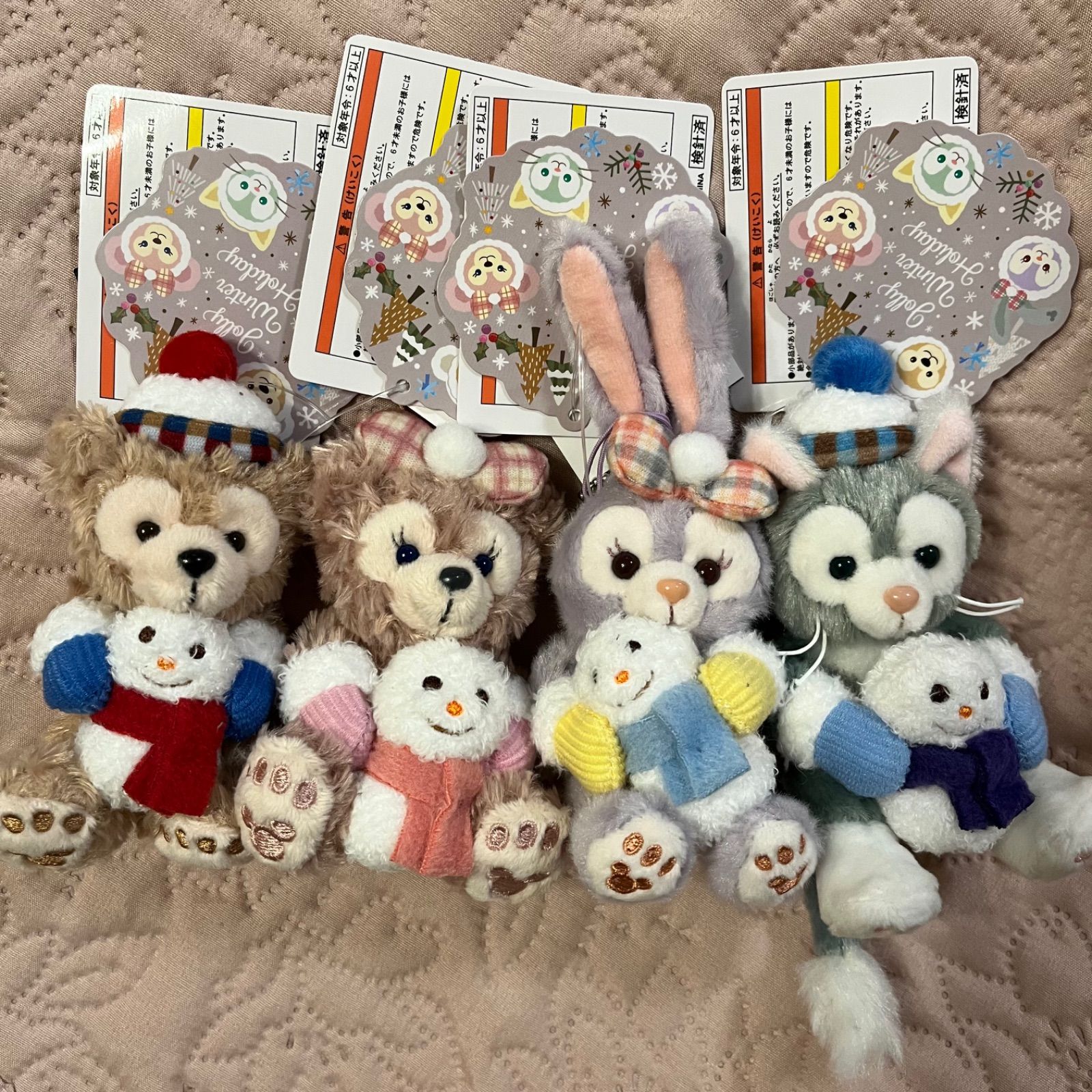 値下】ダッフィー&シェリーメイ ジョリーウィンターホリデーぬいぐるみ