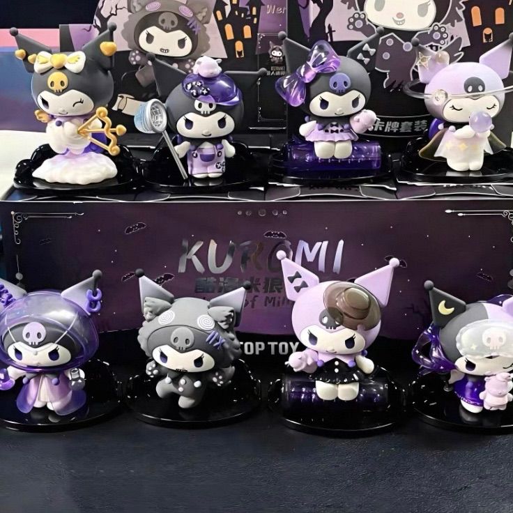 赤字覚悟サンリオ海外フィギアクロミ6個バグ2対クロミ飾り棚付き