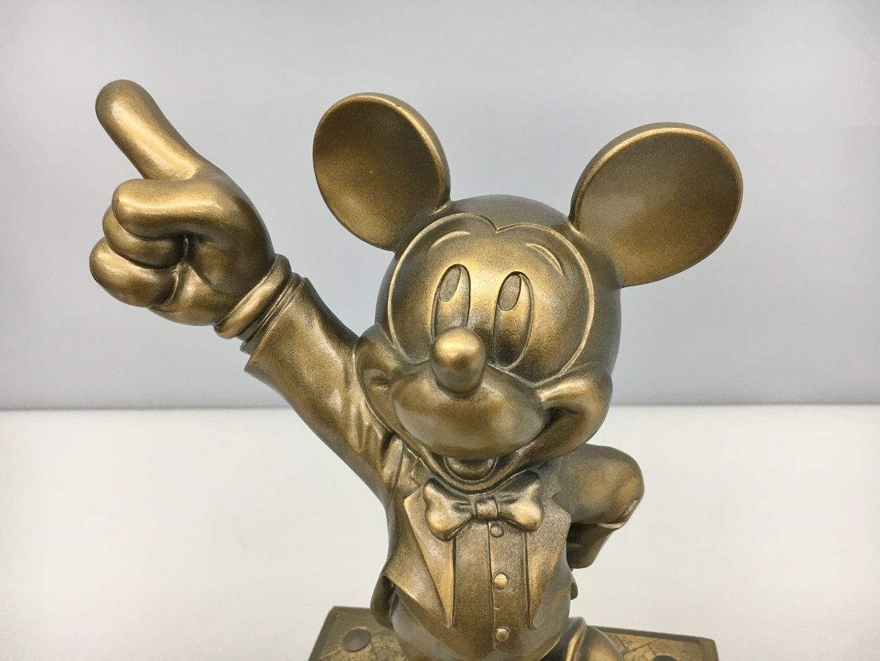 未使用】第一生命の非売品 ディズニー ミッキーコンサート ブロンズ像