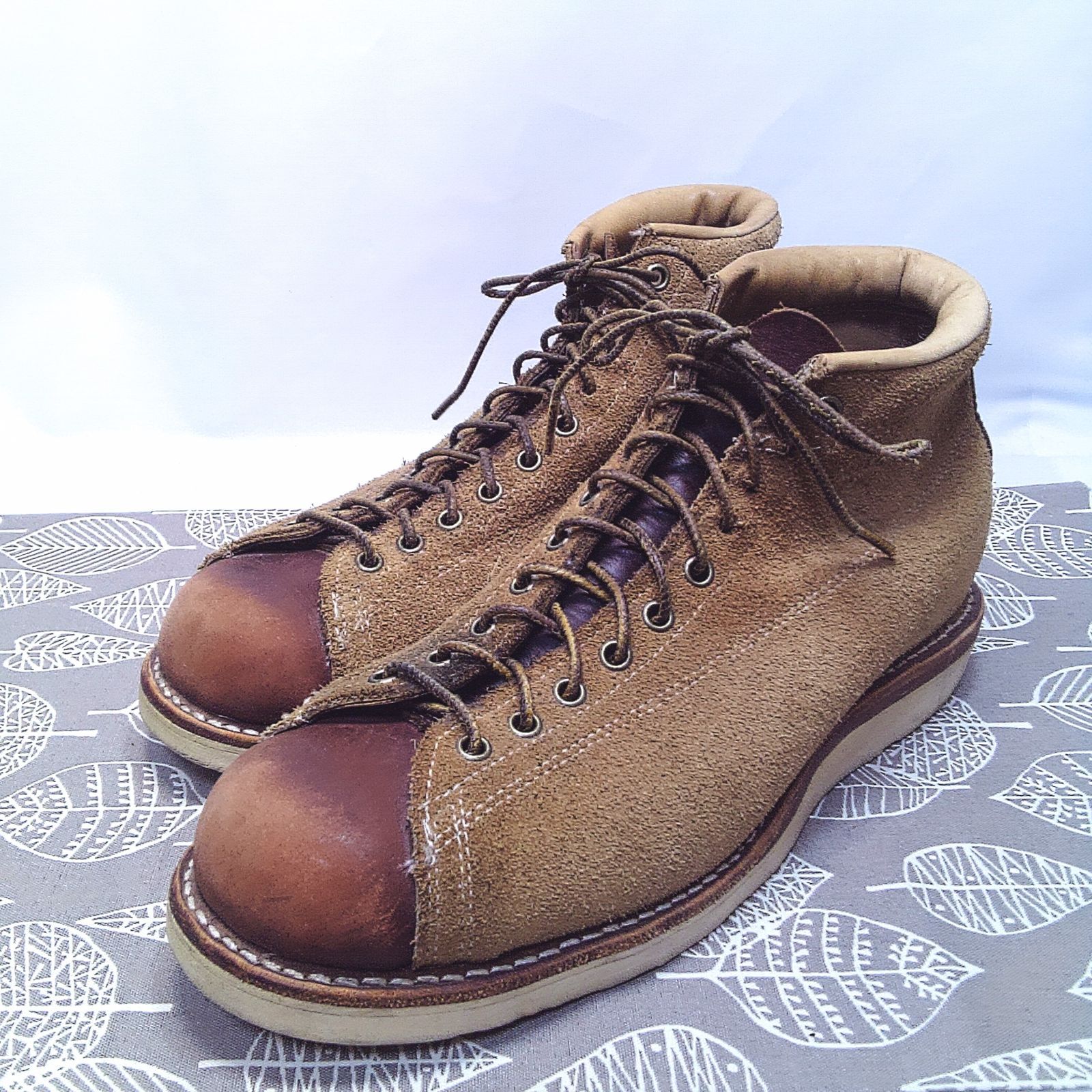 希少】CHIPPEWA チペワ モンキーブーツ ブラウン ベージュ - メルカリ