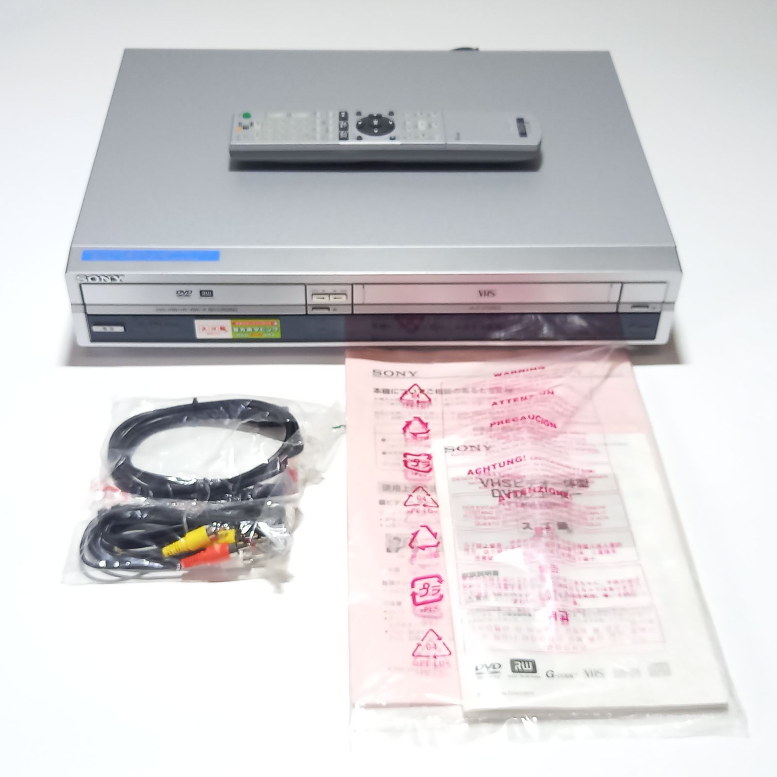SONY］ RDR-VX30 ダビング機能搭載 VHS／DVDレコーダー