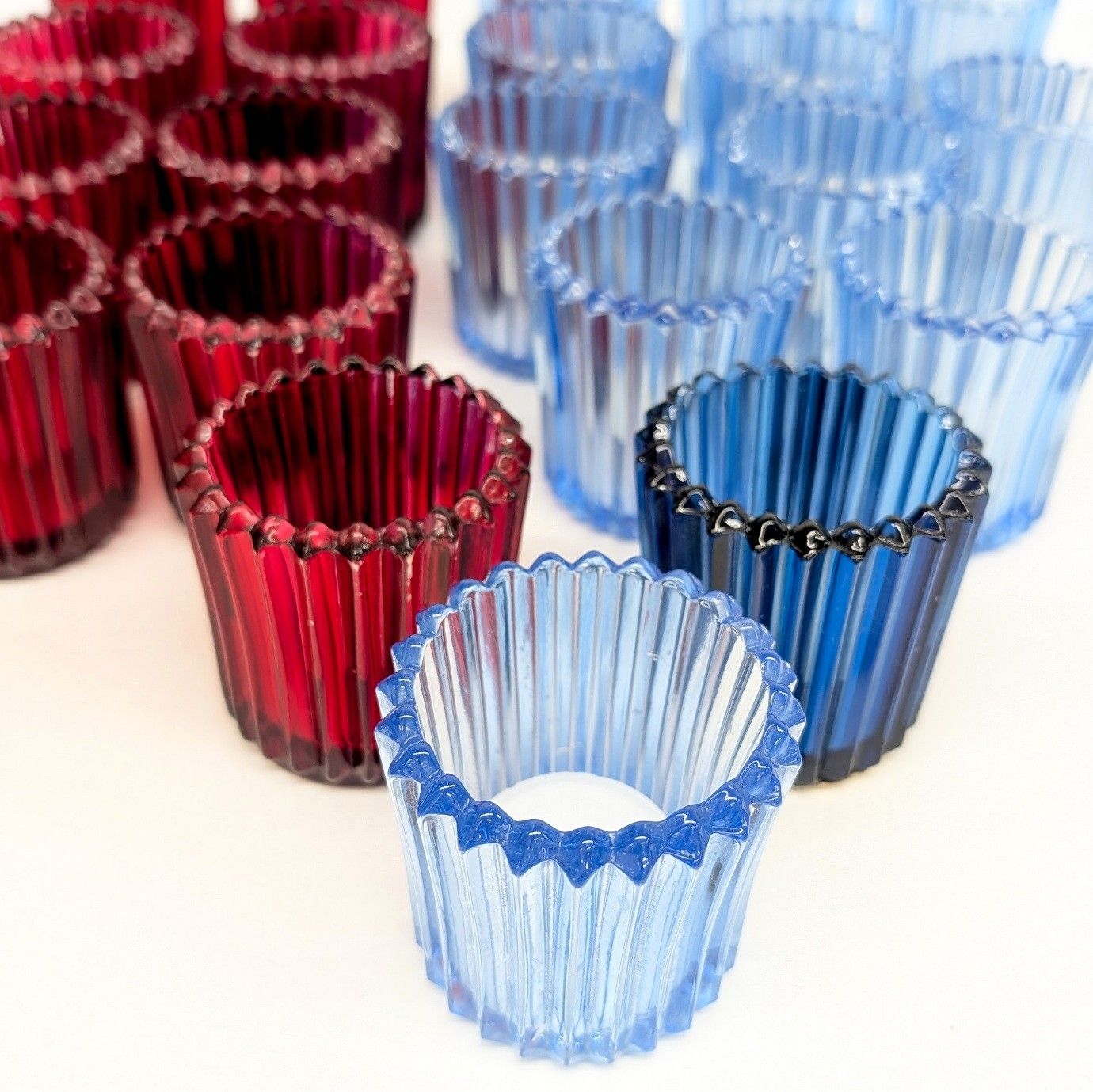 indiana glass キャンドルグラス インディアナグラス 21点 まとめ