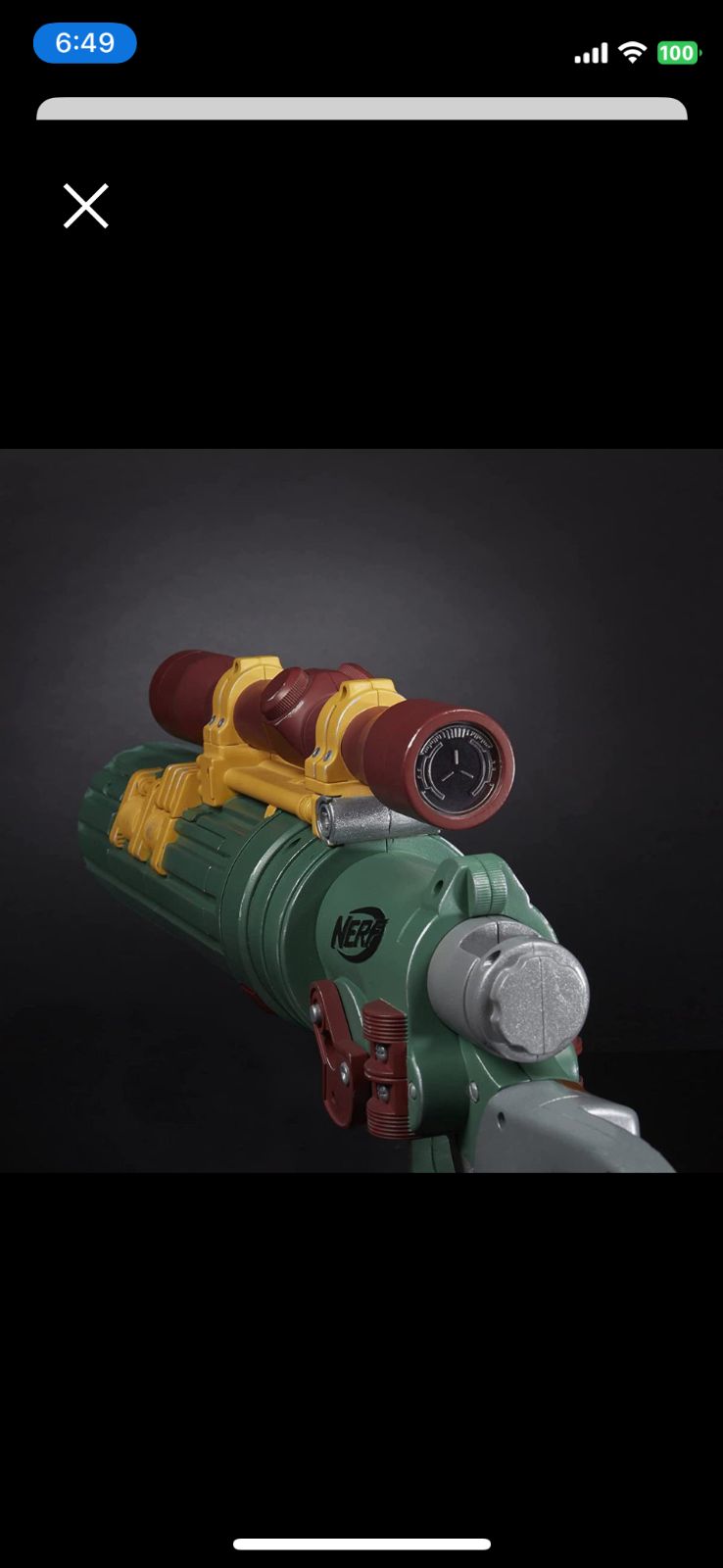 ナーフ LMTD スター・ウォーズ ボバ・フェット ブラスター 完全受注