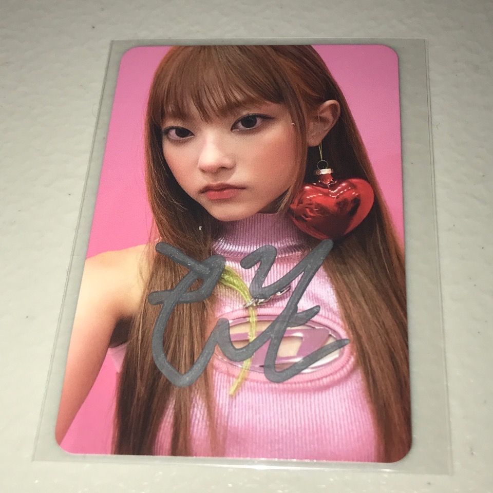 NewJeans ヘリン 直筆サイン OMG 封入トレカ - メルカリ