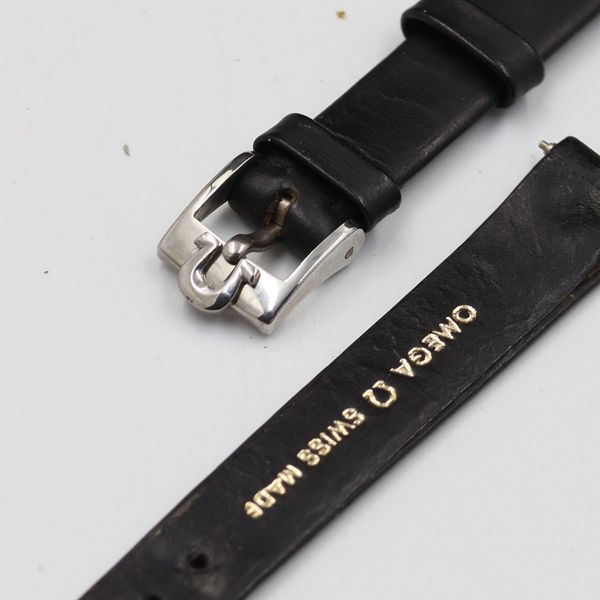 オメガ 純正ベルト レザーベルト ブラックカラー 11mm レディース