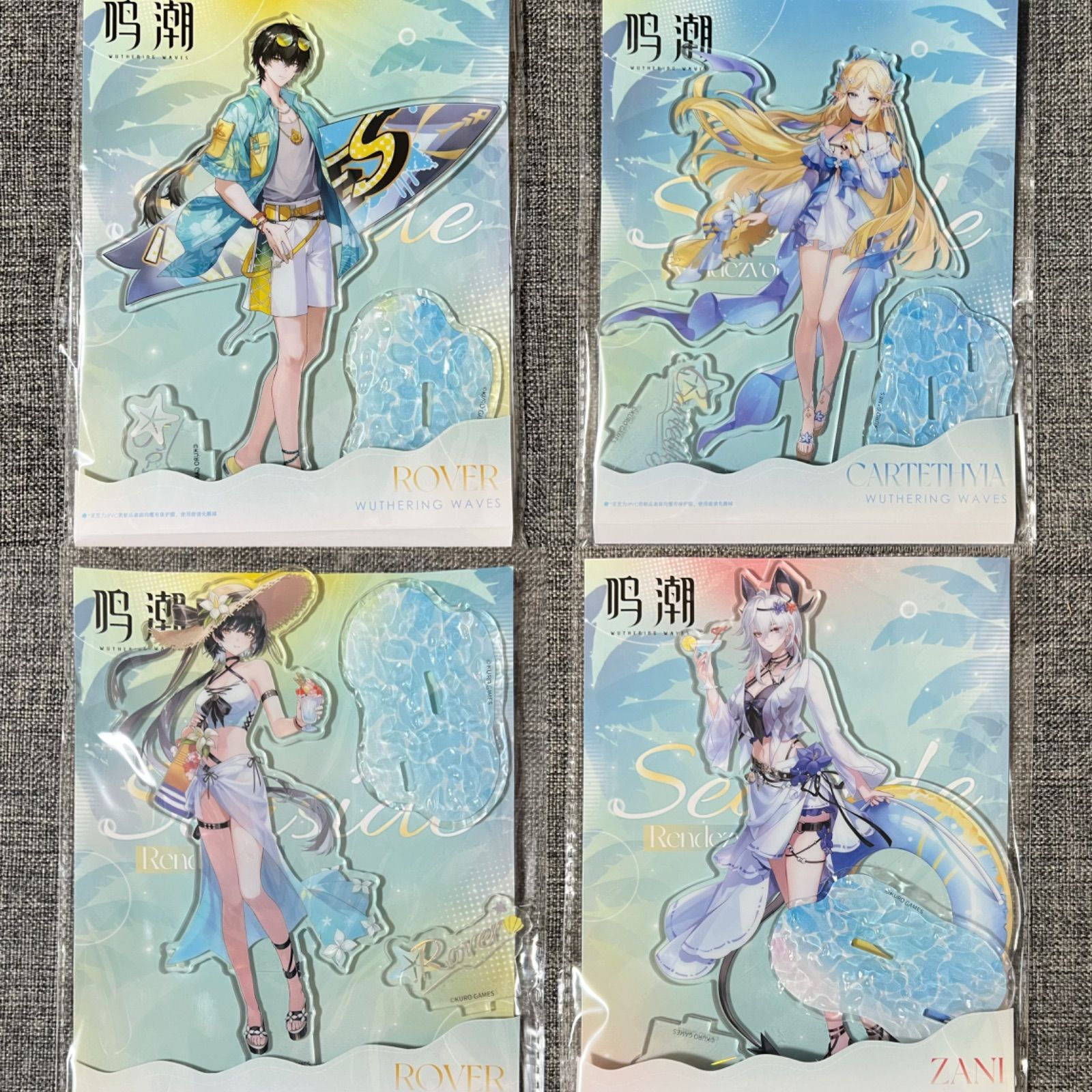 公式正規品 鳴潮 ChinaJoy アクリルスタンド カルテジア ザンニー 男