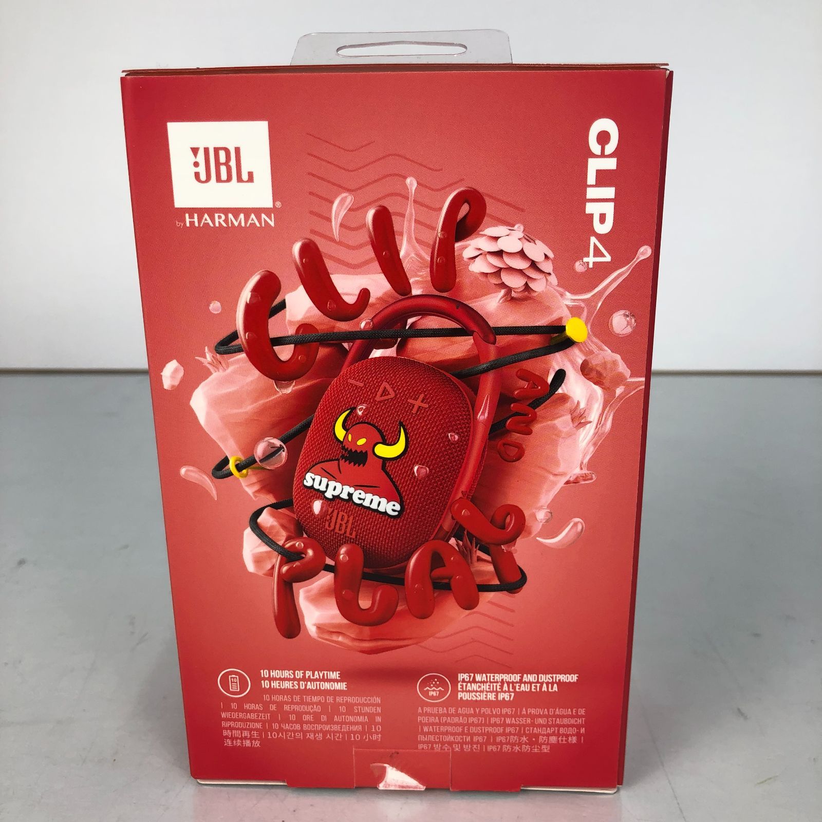 Supreme Toy Machine JBL Clip Red シュプリーム トイ マシーン