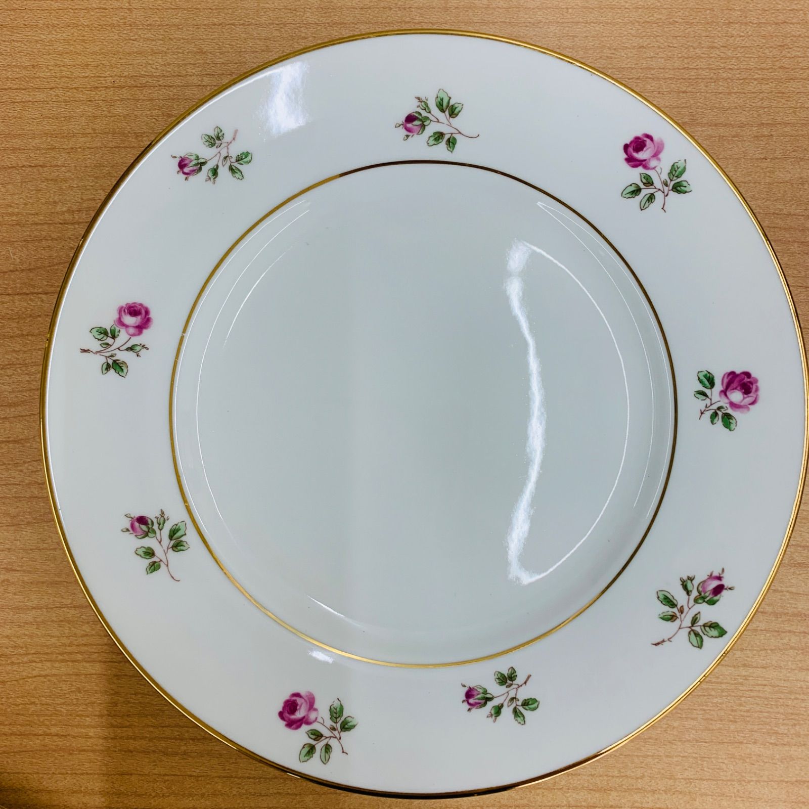 Richard Ginori リチャード ジノリ プレート 皿 金縁 バラ 花柄 6枚