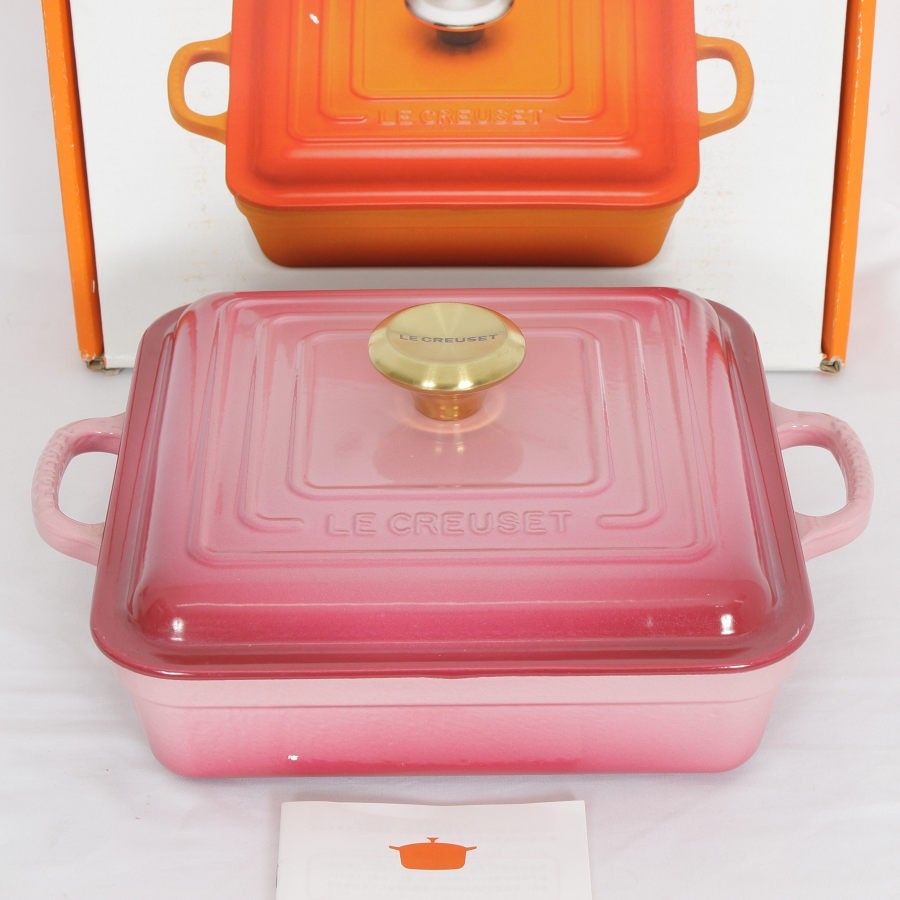 ル・クルーゼ シグニチャー ココット スクエア 24cm ベリー 21174-24