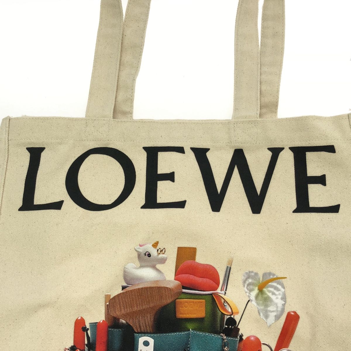LOEWE ロエベ ノベルティ ロエベ クラフテッドワールド 限定キャンバス