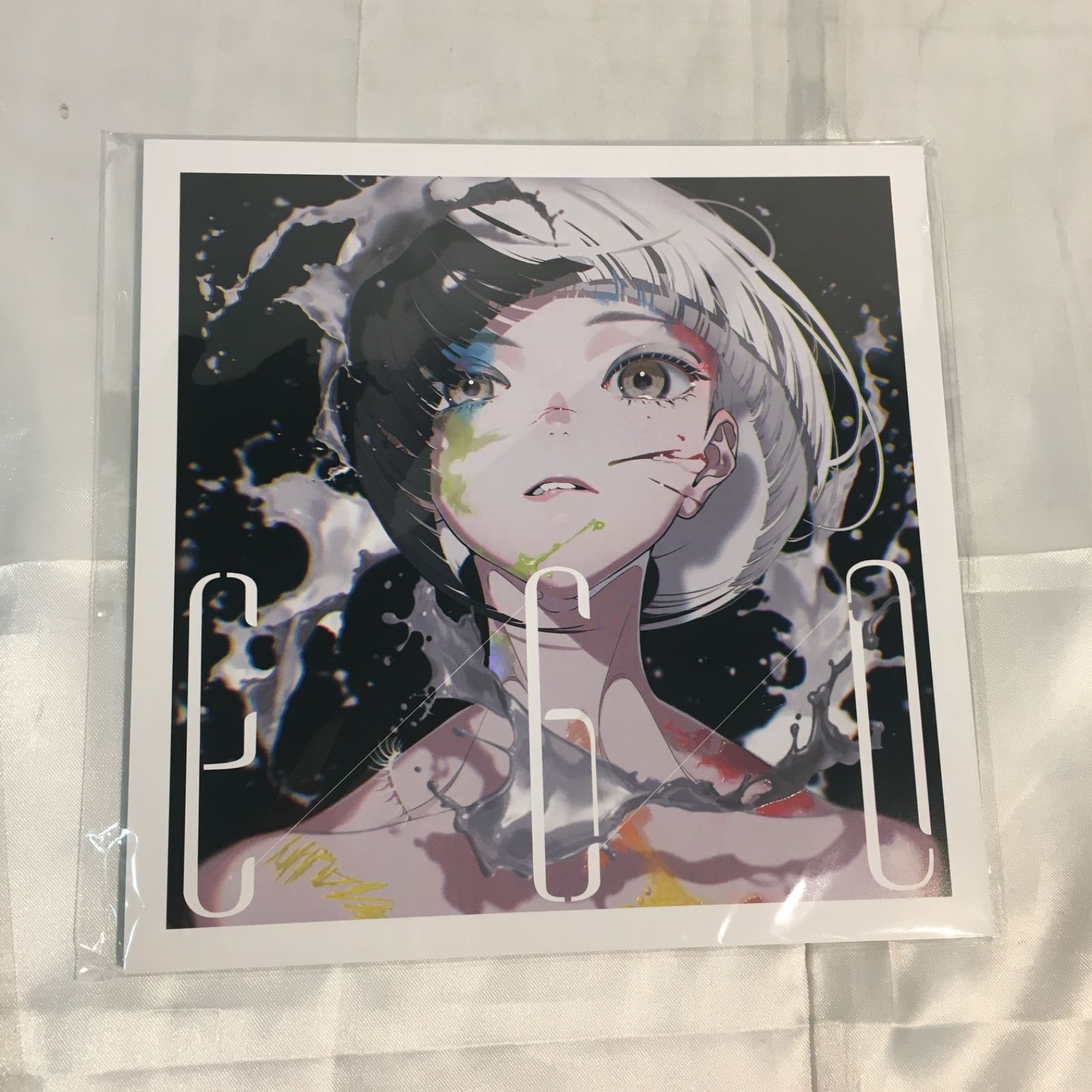 米山舞 EGO展「MELT 」 直筆サイン入り キャンバスアート 米山舞 直筆