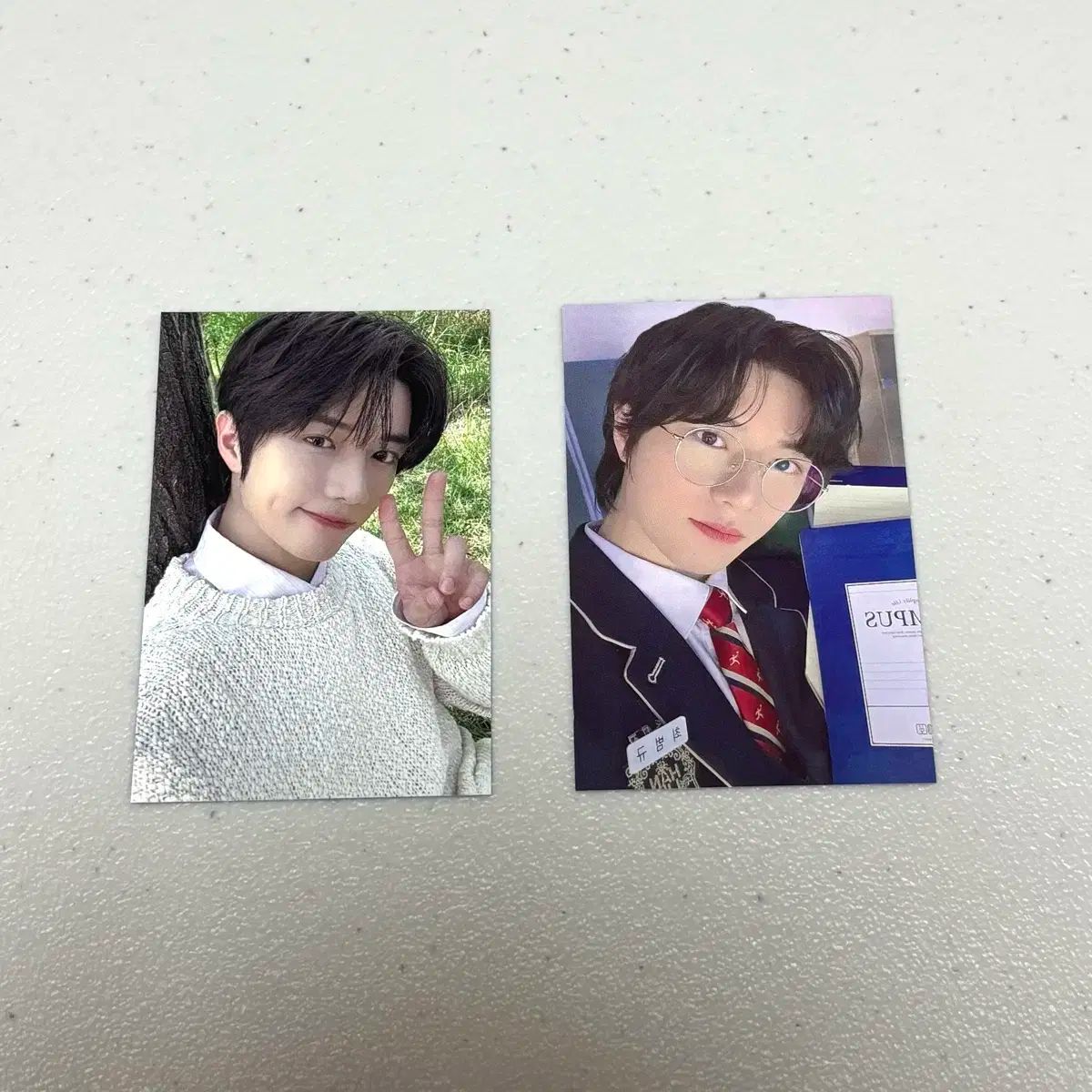 TXT FANLIVE 3⁄8日本盤 トレカ 2枚 MOAZONE ヨンジュン TXT ヨンジュン